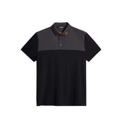 Polo J.Lindeberg Jeff Reg Fit FW24 Asphalt