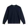 Pull J.Lindeberg Finn Jacquard Knitted Sweater FW24 Navy