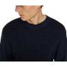 Pull J.Lindeberg Finn Jacquard Knitted Sweater FW24 Navy