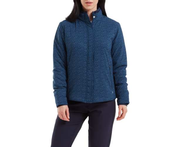 Veste Femme Footjoy Thermoseries FW24 Floral Tonal Navy