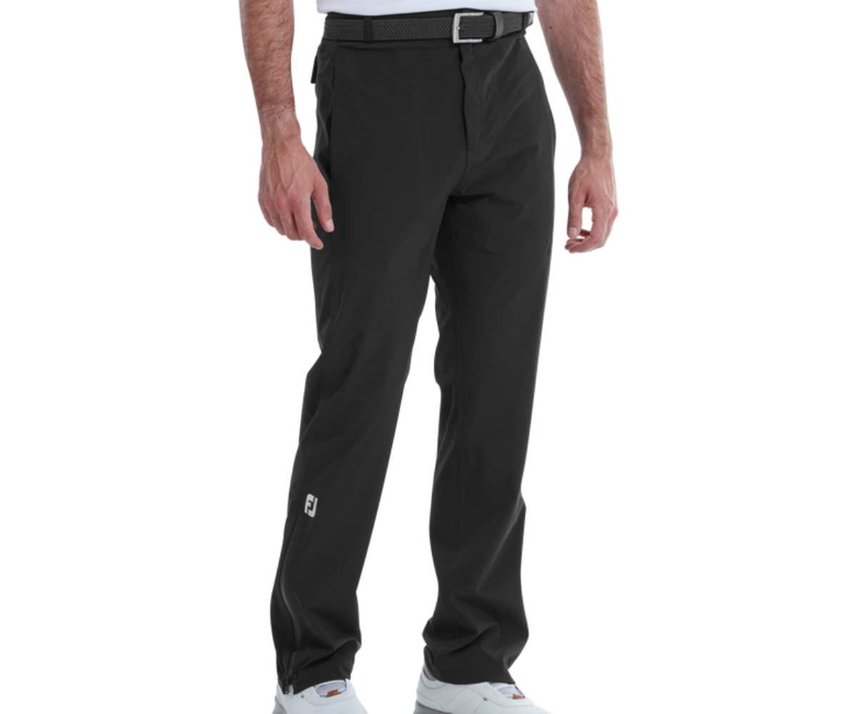 Pantalon De Pluie FootJoy DryJoys – Homme, Noir, Taille L, Imperméable