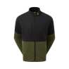 Pull Footjoy Chill-Out Color Block Full Zip FW24 Black Olive
