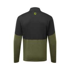 Pull Footjoy Chill-Out Color Block Full Zip FW24 Black Olive