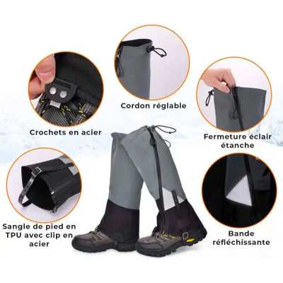 Guêtres de Golf Imperméables et Respirantes : Protection et Sécurité