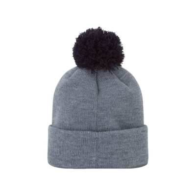 Bonnet Footjoy Solid Pom Pom FW24 Heather Grey