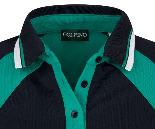 Polo Golf Femme Longues Manches Golfino Extra Round - Élégance