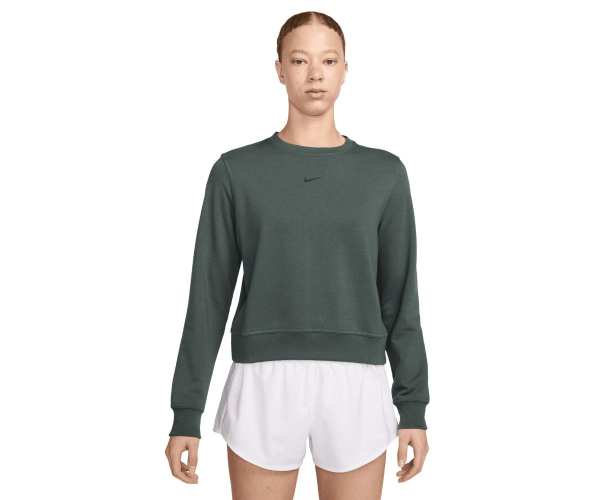 Sweat Femme Nike One Dri-Fit Crew HO24 Vintage Green