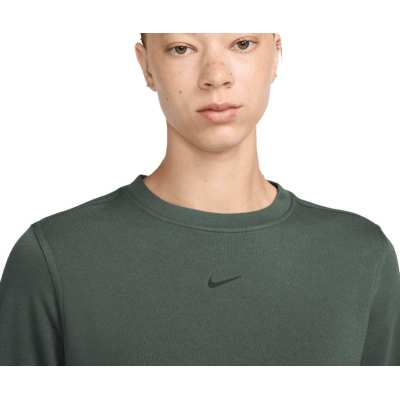 Sweat Femme Nike One Dri-Fit Crew HO24 Vintage Green