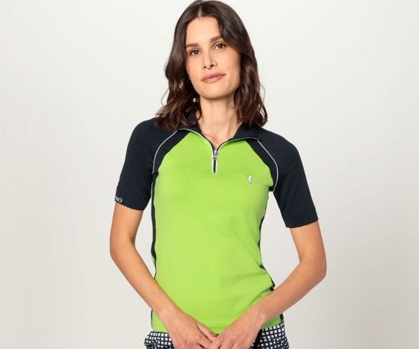 Polo Femme Golfino Esther Henseleit Zip