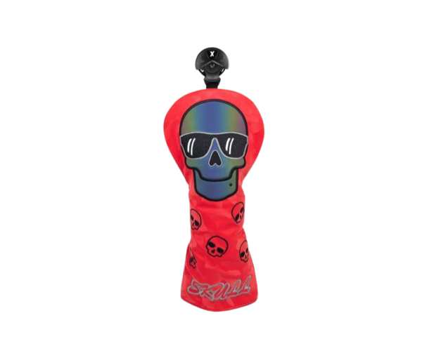 Couvre-Club Barudan Skull Red Bois