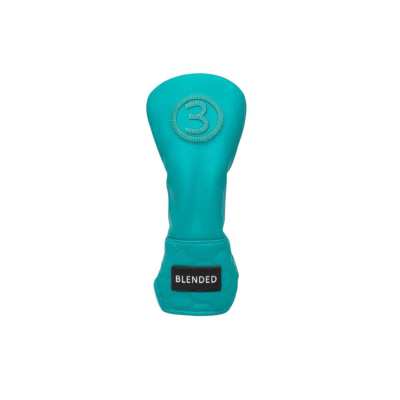 Couvre-Club Barudan Leather Turquoise Bois 3