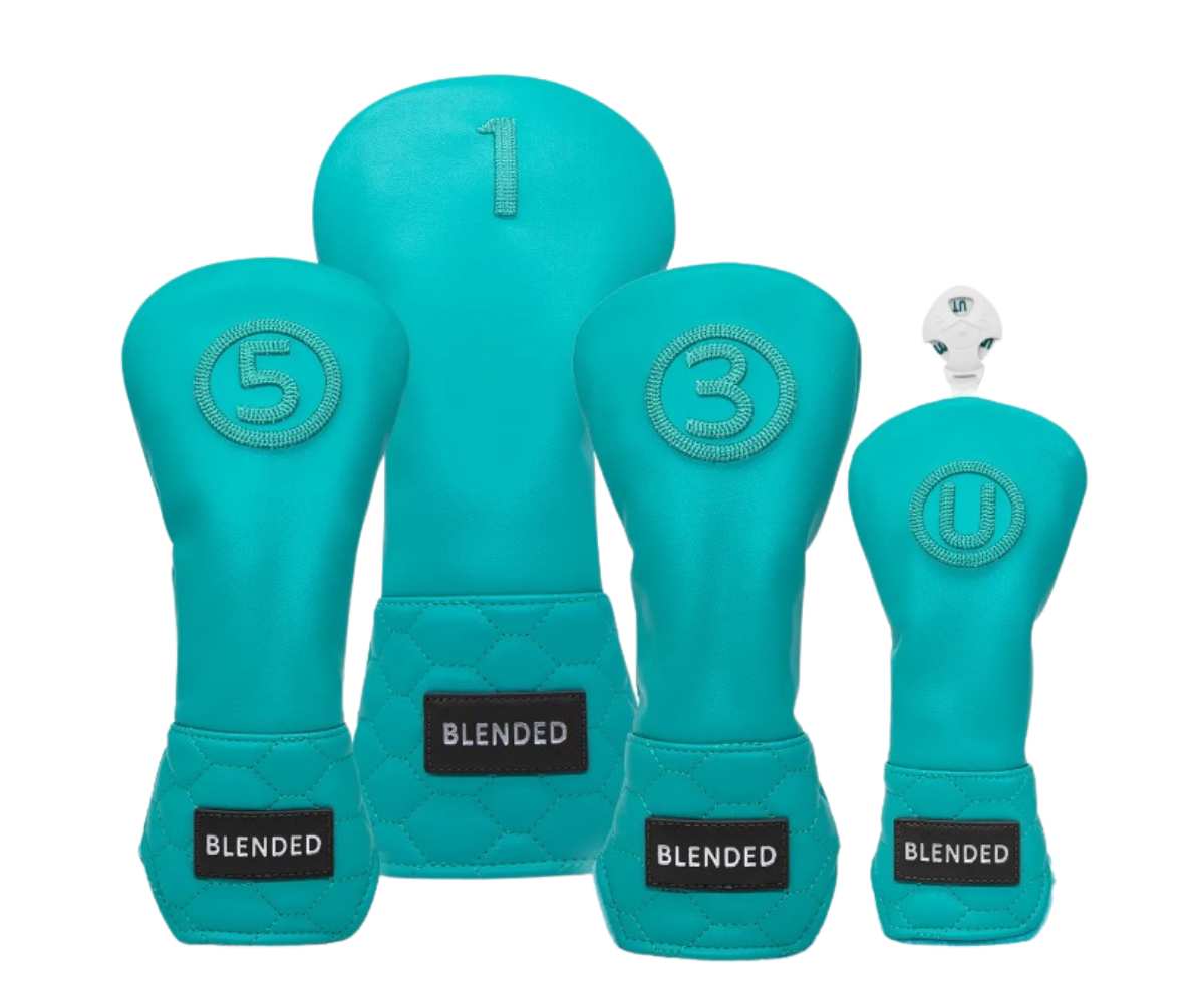 Couvre-Club Barudan Leather Turquoise Driver