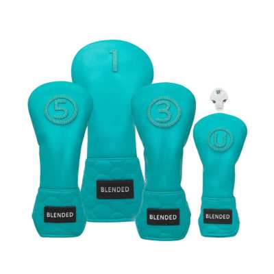 Couvre-Club Barudan Leather Turquoise Driver