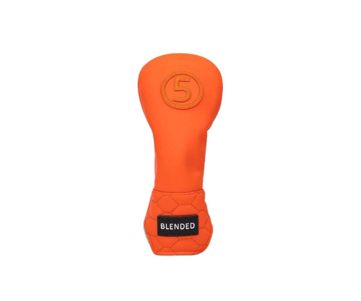 Couvre-Club Barudan Leather Orange Bois 5