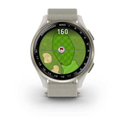 Montre GPS Garmin Approach S50 Gold Ivory