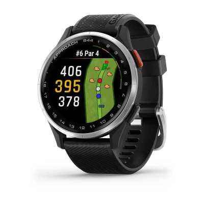 Montre GPS Garmin Approach S44 Black Silver
