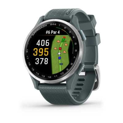 Montre GPS Garmin Approach S44 Blue Silver