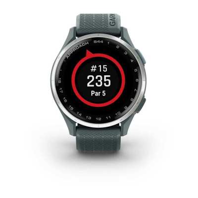 Montre GPS Garmin Approach S44 Blue Silver
