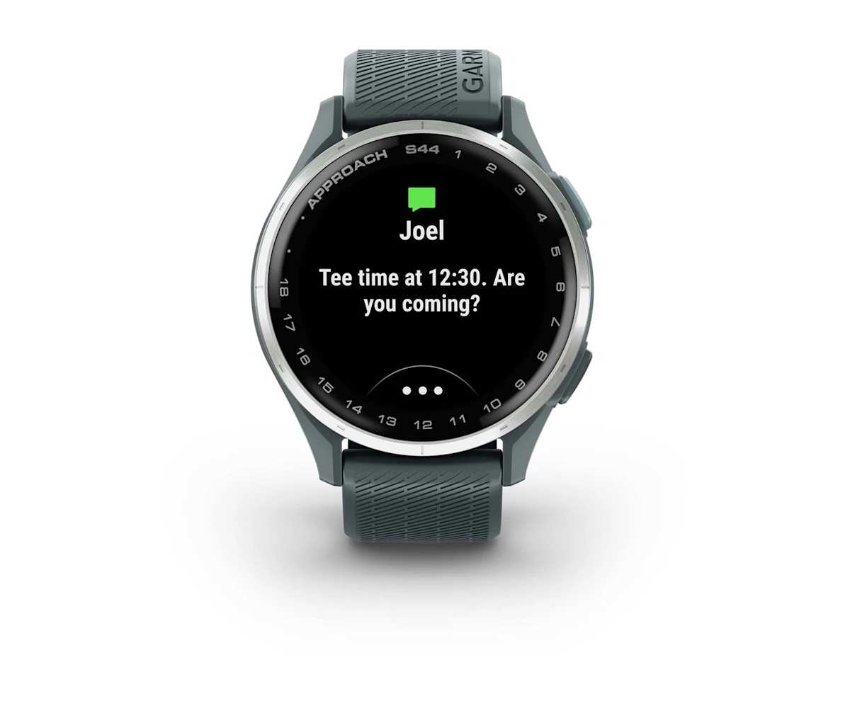 Garmin Approach S44 - Montre GPS golf AMOLED et statistiques