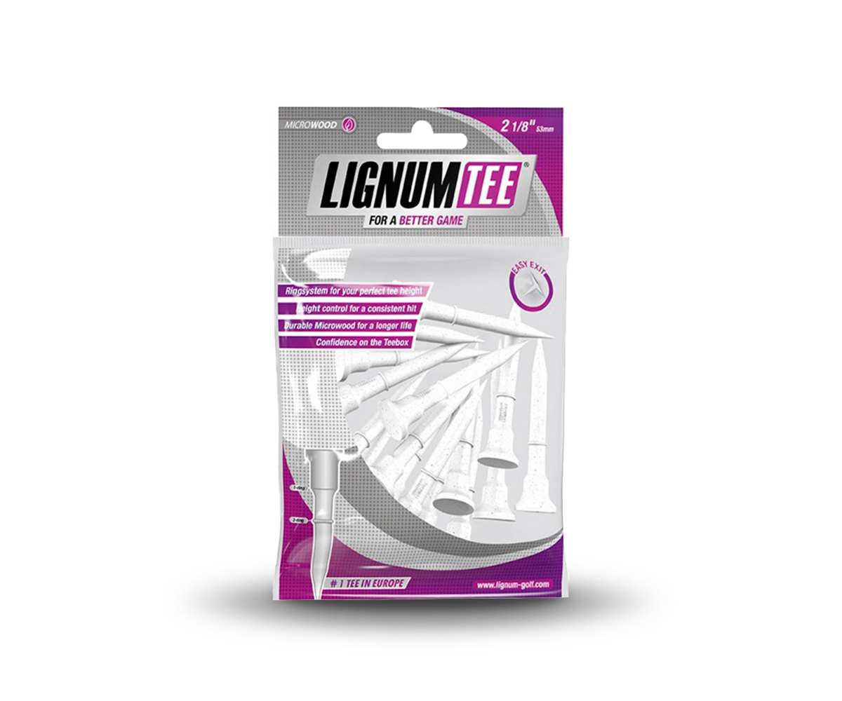 Tees Lignum 53mm Blancs x12