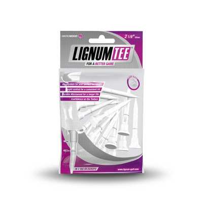 Tees Lignum 53mm Blancs (x12) – Résistance et précision