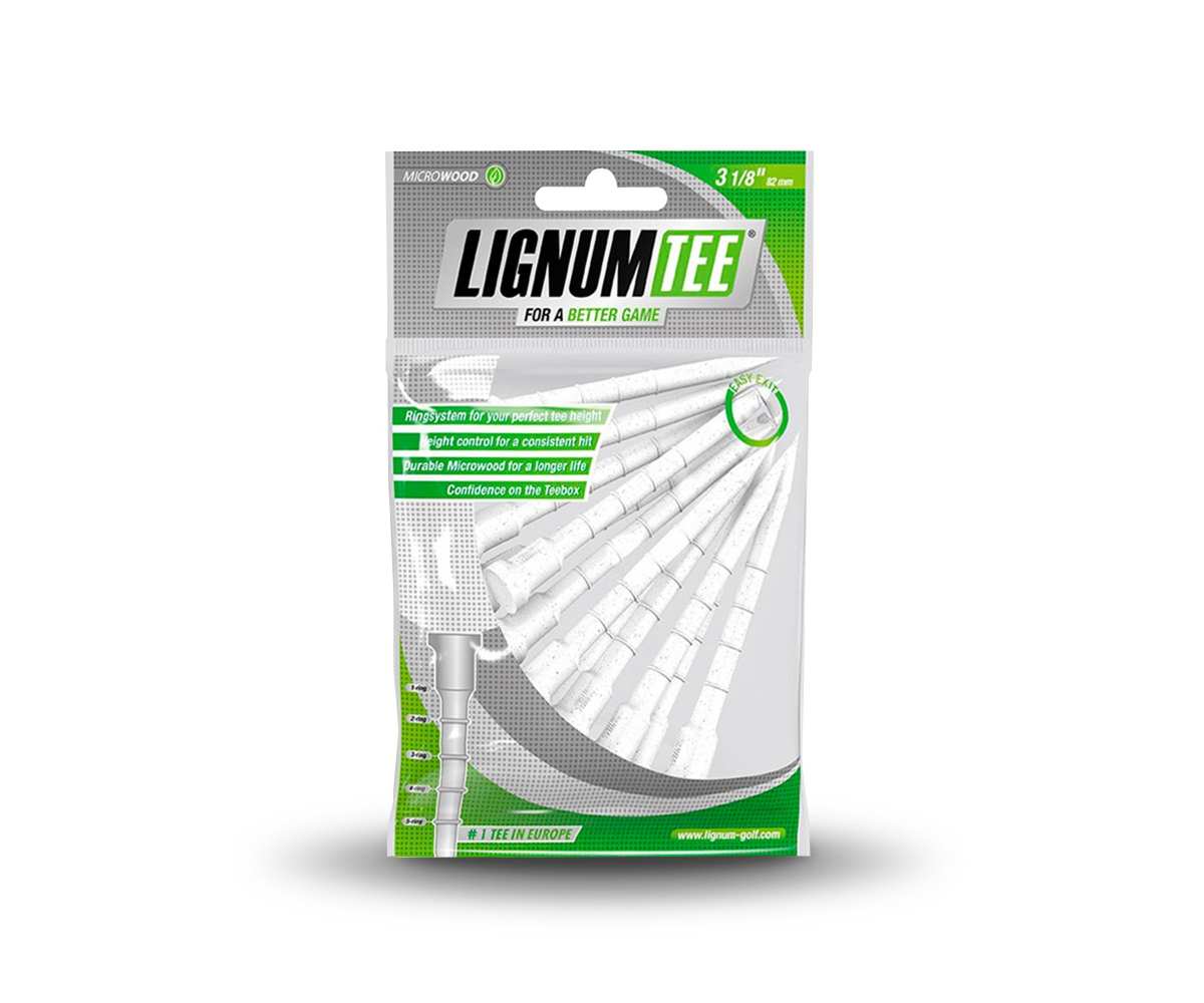 Tees Lignum 82mm Blancs x12
