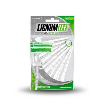 Tees Lignum 82mm Blancs (x12) – Résistance et précision