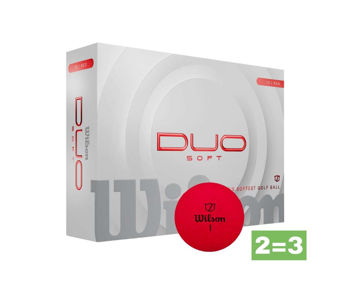 Balles Wilson Duo Soft Red