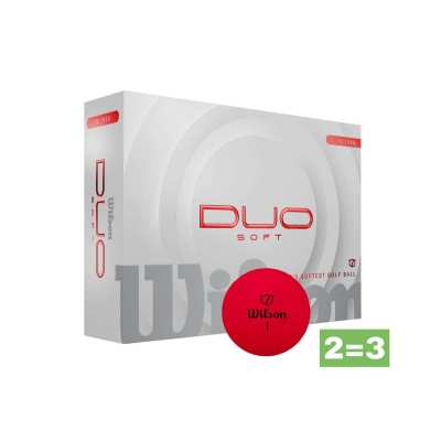 Balles Wilson Duo Soft Red