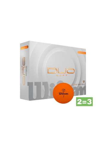 Balles Wilson Duo Soft Orange