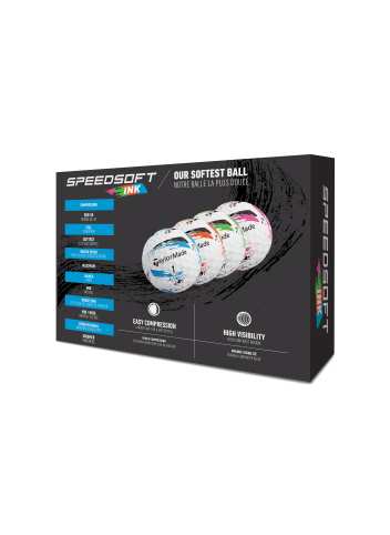 Balles Taylormade SpeedSoft Ink Multicouleurs