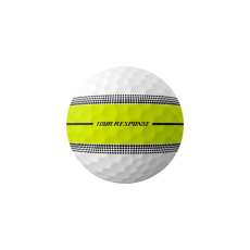 Balles Taylormade Tour Response Stripe Neon Yellow