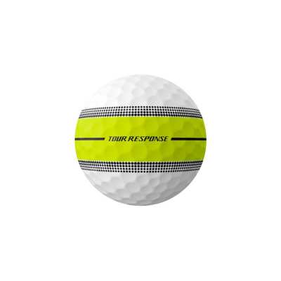 Balles Taylormade Tour Response Stripe Neon Yellow