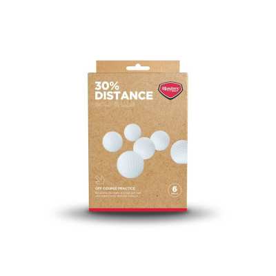 Balles d'entraînement Masters 30% Distance x6