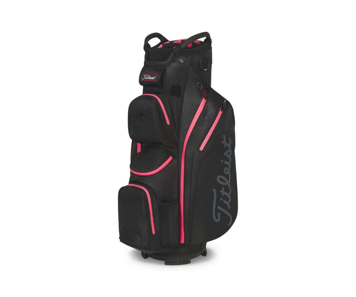 Sac Chariot Titleist Cart 14 Stadry Black Candy Pink