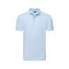 Polo Footjoy Speckle Print Pique SS25 Blue Jay White