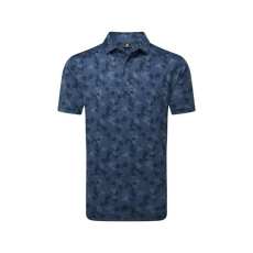 Polo Footjoy Pop Camo Lisle SS25 Dark Denim