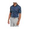 Polo Footjoy Pop Camo Lisle SS25 Dark Denim