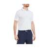 Polo Footjoy Tipped Pique SS25 White