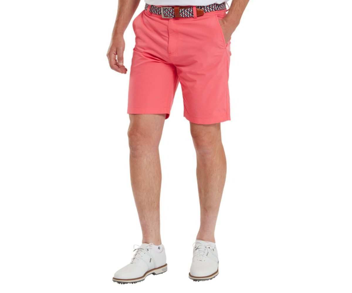 Bermuda Footjoy Par Golf Short SS25 Coral Red
