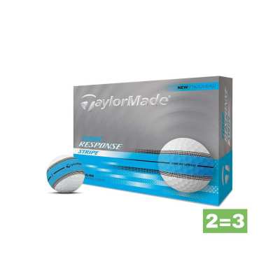 Balles Taylormade Tour Response Stripe Neon Blue