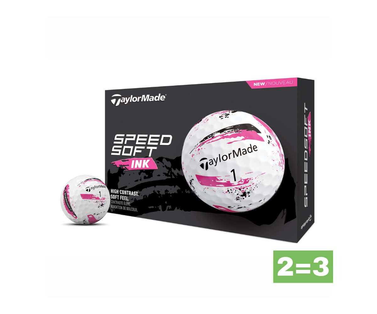 Balles Taylormade SpeedSoft Ink Pink