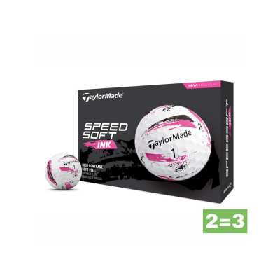 Balles Taylormade SpeedSoft Ink Pink