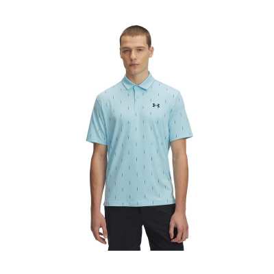Polo Under Armour T2G Printed SS25 Stream Blue