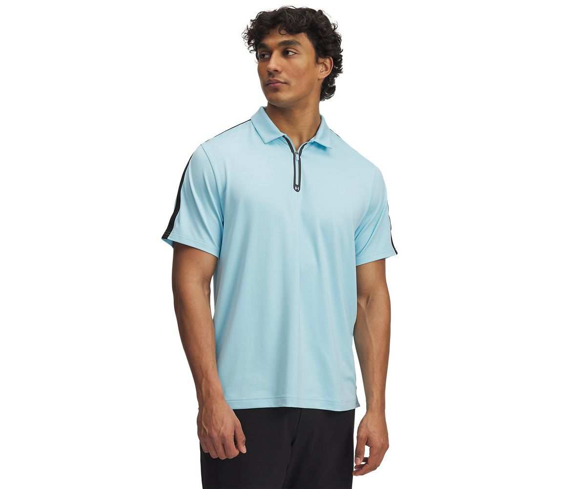 Polo Under Armour Drive Zip SS25 Stream Blue