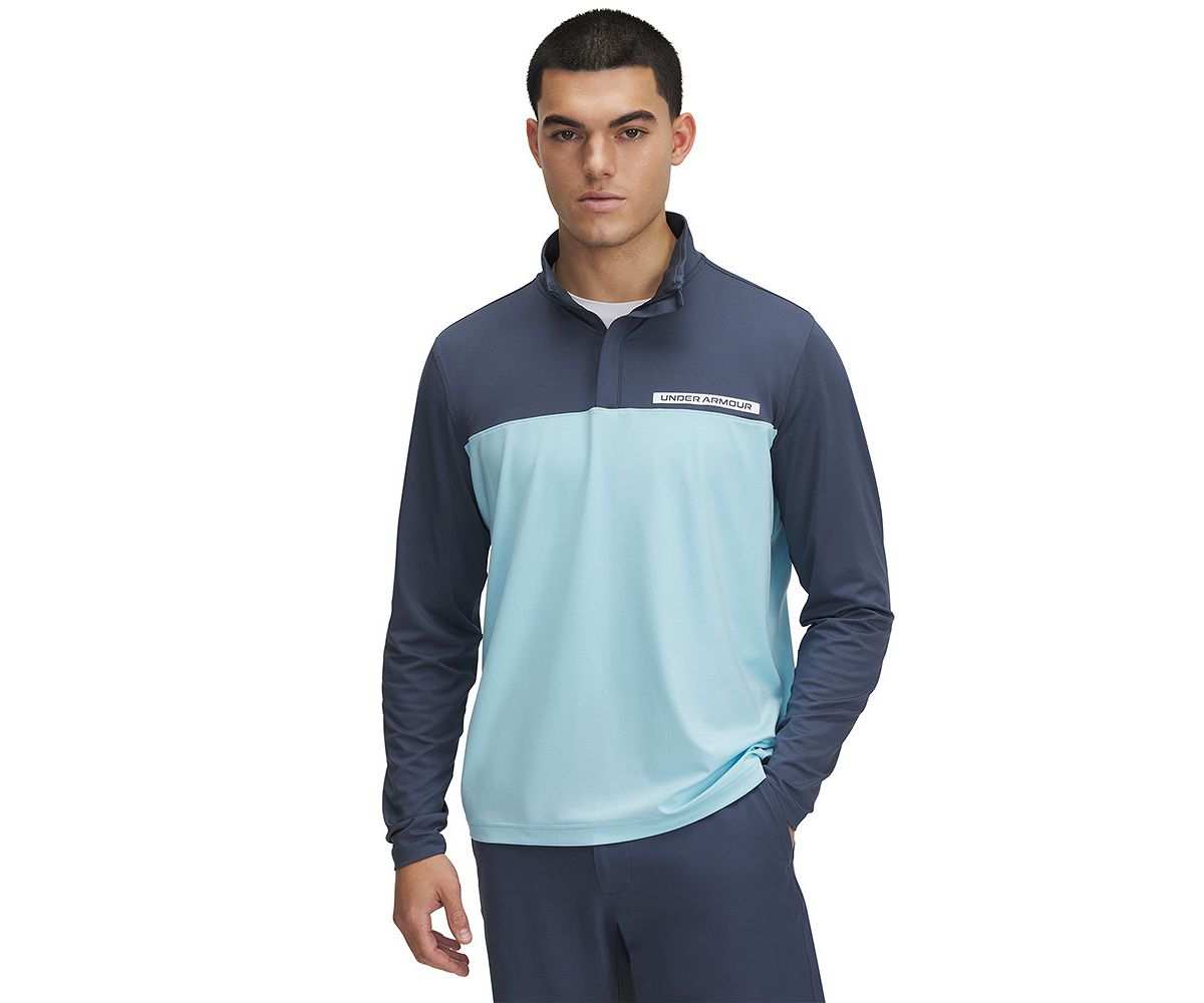 Sweat Under Armour T2G SS25 Grey Stream Blue