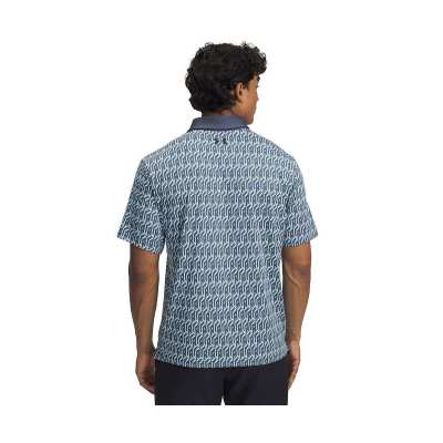 Polo Under Armour Playoff 3.0 Printed SS25 Stream Blue