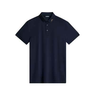 Polo J.Lindeberg KV Print SS25 Tour Tiger Brown