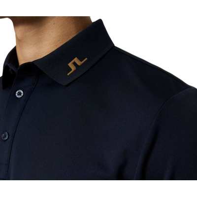 Polo J.Lindeberg KV Print SS25 Tour Tiger Brown