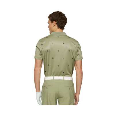 Polo J.Lindeberg Club House Motif SS25 Green